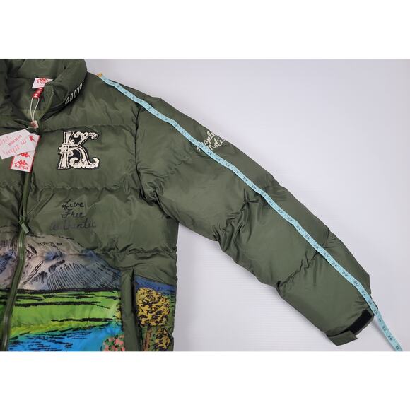 NWT Kappa Mens XL Green Cyprus Puffer Ski Snow Jacket‎ Authentic Finreol Man - Picture 12 of 12
